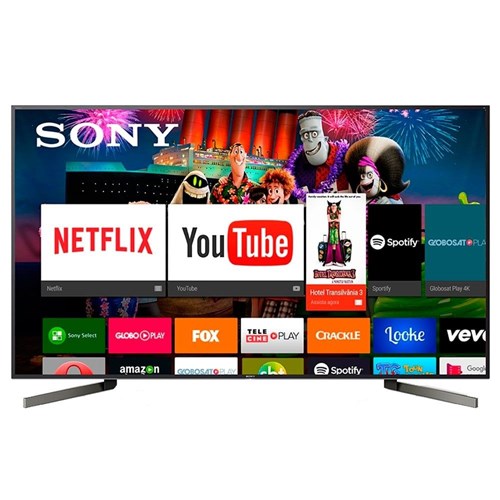 Smart TV LED 85" XBR-85X905F 4K HDR com Android WI-FI USB HDMI X-tended Dynamic X-Motion Sony