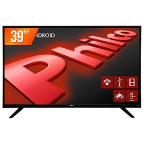 Smart TV LED 39" HD Philco PH39E60DSGWA 2 HDMI 2 USB Wi-Fi