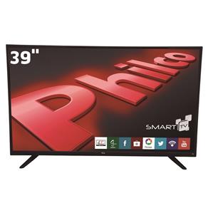 Smart TV LED 39" HD Philco PH39U20DSGW com Opera Store, Ginga, Conversor Digital, MidiaCast, PVR, Wi-Fi, Entradas HDMI e USB