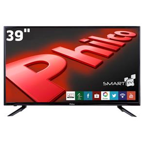 Smart TV LED 39” HD Philco PH39U21DSGW com Conversor Digital, MidiaCast, PVR, Wi-Fi, Entradas HDMI e Endrada USB