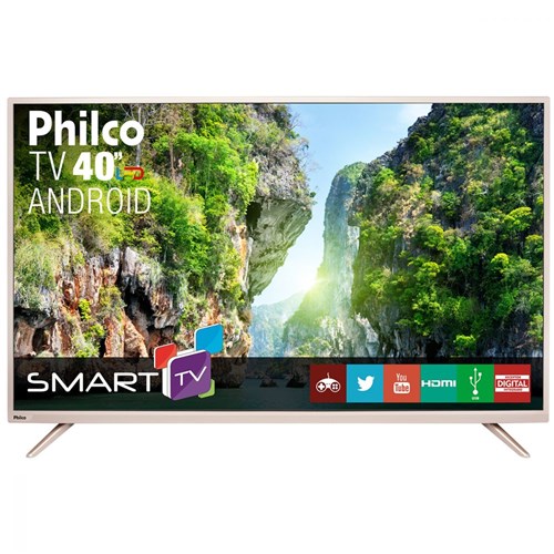 Smart TV LED Android 40” Philco Bivolt PH40F10DSGWAC