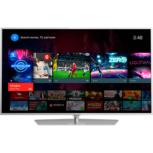 Smart TV LED Android 55'' Philips 55PUG6700/78 Ultra HD 4K com Conversor Digital 3 HDMI 3 USB Wi-Fi 120Hz Dual Core