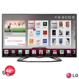 Smart TV LED 3D LG Full HD 60" com Wi-Fi - 60LA6200