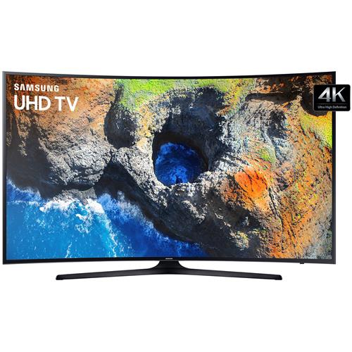 Smart TV LED Curva 55 - Samsung 4K/Ultra HD - 55MU6300 Conversor Digital Wi-Fi 3 HDMI 2 USB DLNA