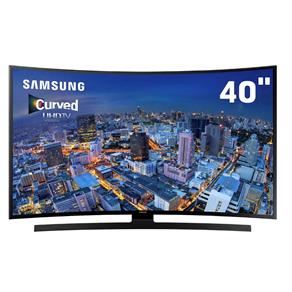 Smart TV LED Curved 40" Ultra HD 4K Samsung 40JU6700 com UHD Upscaling, Quad Core, Wi-Fi, Entradas HDMI e USB