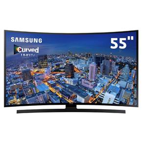 Smart TV LED Curved 55" Ultra HD 4K Samsung 55JU6700 com UHD Upscaling, Quad Core, Wi-Fi, Entradas HDMI e USB