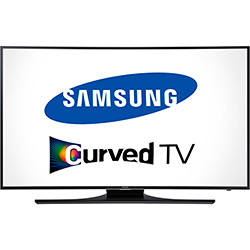 Smart TV LED 3D 55" Samsung UN55H6800AGXZD Full HD Curva com Conversor Digital 4 HDMI 3 USB 480Hz Quad Core Painel Futebol