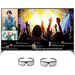 Smart TV LED 3D 65" Sony KDL-65W955B Full HD Wi-Fi 4 HDMI 3 USB Motionflow Triluminos