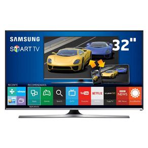 Smart TV LED 32" Full HD Samsung 32J5500 com Connect Share Movie, Screen Mirroring, Função Festa, Wi-Fi, Entradas HDMI e USB