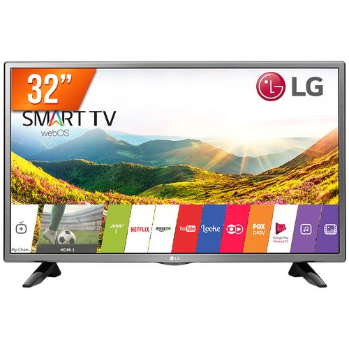 Smart TV LED 32'' HD LG PRO 32LJ600B 2 HDMI USB Wi-Fi Integrado Conversor Digital