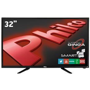 Smart TV LED 32” HD Philco PH32B51DSGW com Conversor Digital, Tecnologia Ginga, Wi-Fi, Entradas HDMI e Entrada USB