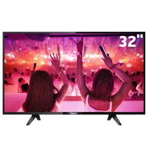 Smart TV LED 32" HD Philips PHG5102 com Wi-Fi, EasyLink, Pixel Plus, App Gallery, Miracast, Entradas HDMI e USB