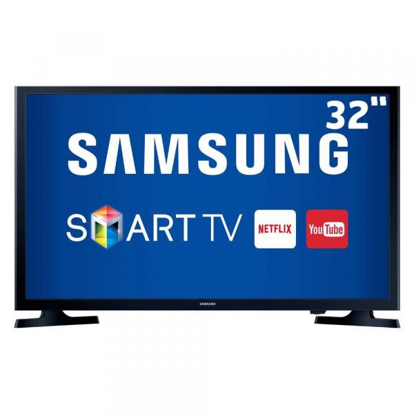 Smart TV LED 32" HD Samsung 32J4300 com Connect Share Movie, Screen Mirroring, Wi-Fi, Entradas HDMI e Entrada USB
