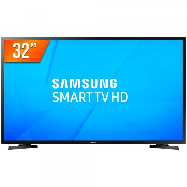 Smart TV LED 32" HD Samsung 32J4290 2 HDMI 1 USB Wi-Fi Conversor Digital