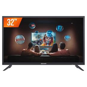 Smart TV LED 32 HD Semp L32S3900S com Conversor Digital, Wi-Fi, Miracast, Ginga, PVR, HDMI e USB