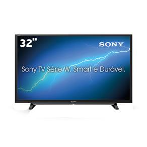Smart TV LED 32" HD Sony BRAVIA KDL-32W655D/Z com Wi-Fi, Conversor Digital, X-Reality Pro, Motionflow XR 240, Netflix, YouTube, Entradas HDMI e USB