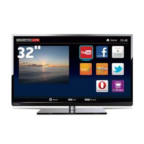 Smart TV LED 32" HD Toshiba 32L2400 com Conversor Digital Integrado, Entradas HDMI e Entrada USB