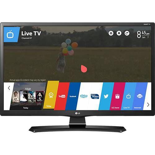 Smart TV LED LG 24" HD 24TL520S-PS Conv. Digital Wi-Fi Integrado USB 2 HDMI