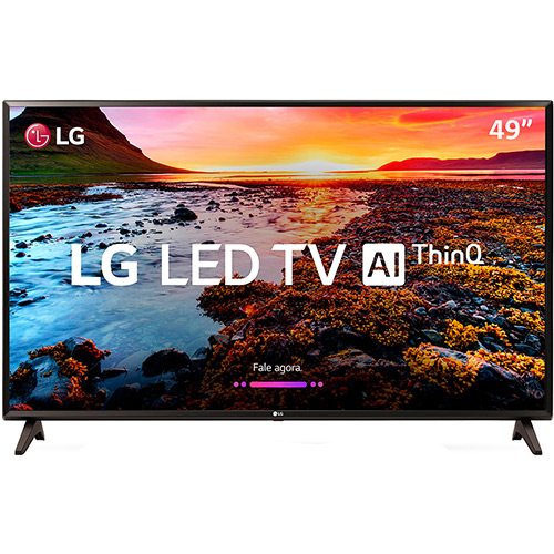 Smart TV LED LG 49" 49LK5750 Full HD com Conversor Digital 2 HDMI 1 USB Wi-Fi Magic Mobile Conection 60Hz - Preto