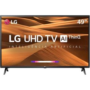 Smart TV LED LG 49UM7300 49", Ultra HD 4k, WebOS 4.5, ThinQ AI, Bluetooth, 2 USB, 3 HDMI