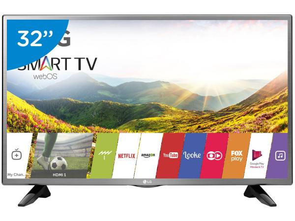 Smart TV LED 32” LG 32LJ600B Wi-Fi - Conversor Digital 2 HDMI 1 USB