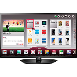 Smart TV LED 32" LG 32LN570B HD com Conversor Digital 3 HDMI 3 USB Wi-Fi Função Time Machine II e Tecnologia NFC