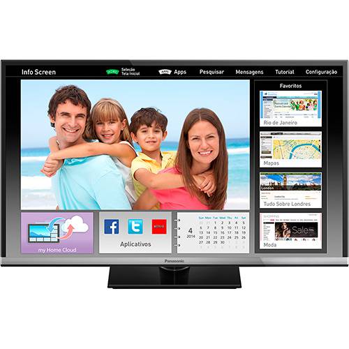 Smart TV LED 32" Panasonic TC-32CS600B HD com Conversor Digital 2 HDMI 2 USB 120 Hz Wi-Fi Integrado