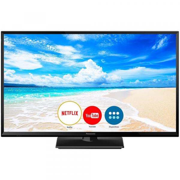 Smart TV LED 32" Panasonic TC-32FS500B HD com Wi-Fi, 2 USB, 2 HDMI e 60Hz