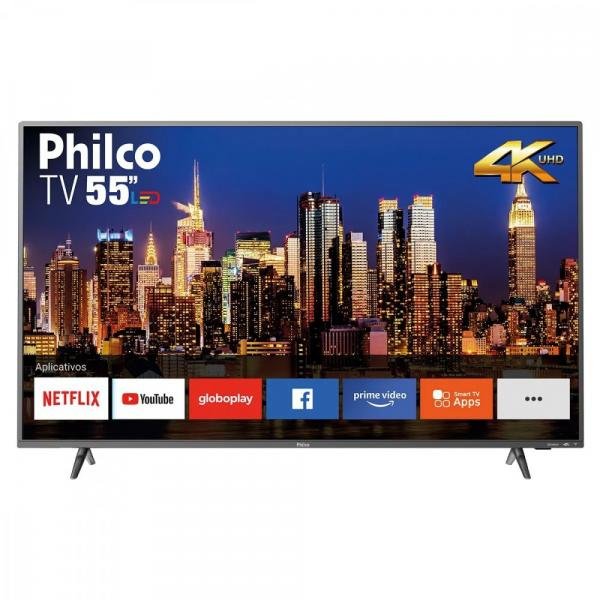 Smart TV LED Philco 55 Polegadas 4K PTV55F62SNT