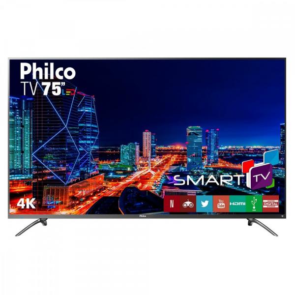 Smart Tv Led Philco 75 Polegadas 4K PTV75E30DSWNT