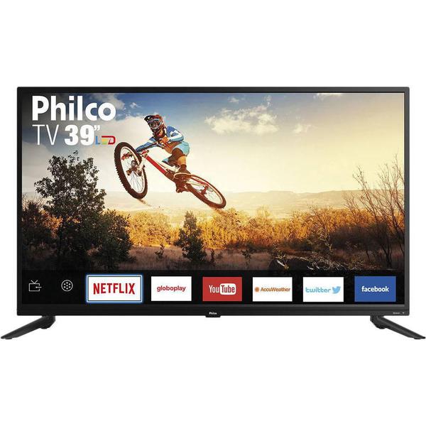 Smart TV LED Philco 39" PTV39E60SN, HD, USB, HDMI, 60Hz