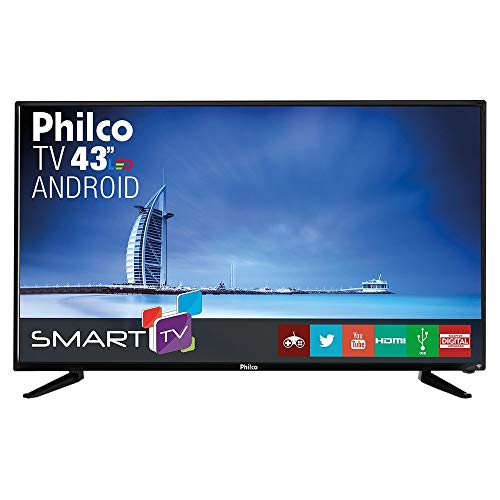 Smart Tv Led Philco Ph43n91 Dsgwa, Hdmi, Usb, Wi-fi, Android, Conversor Digital