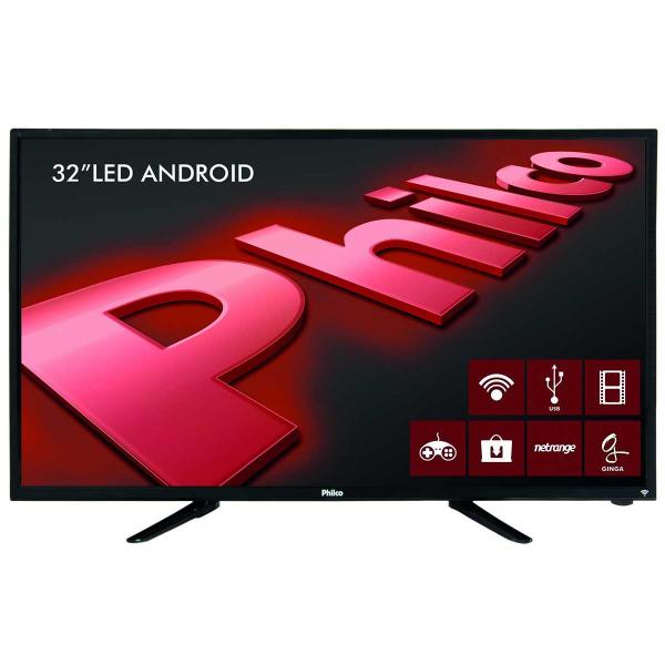 Smart TV LED 32" Philco PH32B51DSGWA com Android