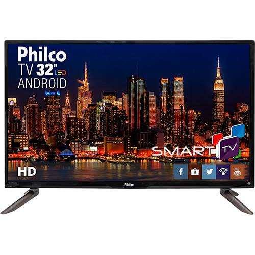 Tudo sobre 'Smart TV Led 32" Philco Ph32c10dsgwa HD Conversor Digital Integrado 3 HDMI 2 USB Wi-Fi'