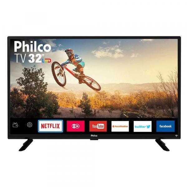 Smart TV LED 32" Philco PTV32G50SN, HD, 1 USB, 2 HDMI, Ginga, 60Hz