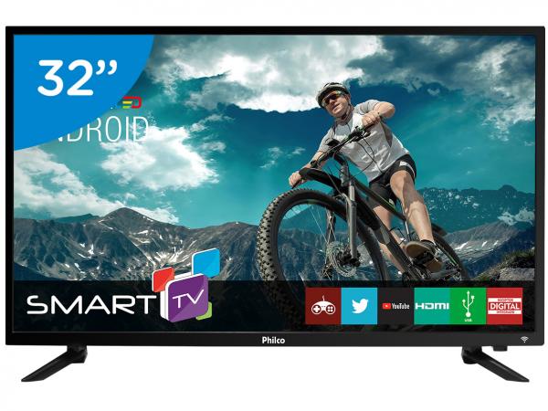 Tudo sobre 'Smart TV LED 32” Philco PTV32N87SA Android - Wi-Fi 2HDMI 2USB'