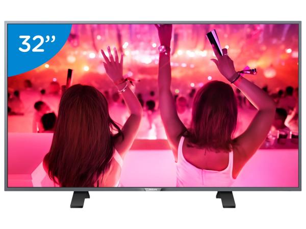 Smart TV LED 32” Philips 32PHG5201 - Conversor Digital Wi-Fi 3 HDMI 1 USB DTVi