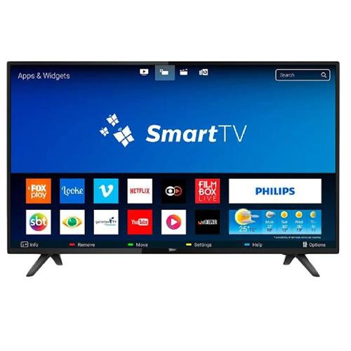 Smart TV LED 32" Philips 32PHG5813/78 HD com Conversor Digital 2 HDMI 2 USB Wi-fi 60hz - Preta