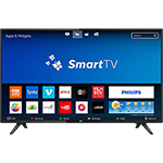 Smart TV LED 32" Philips 32PHG5813/78 HD com Conversor Digital 2 HDMI 2 USB Wi-fi 60hz - Preta