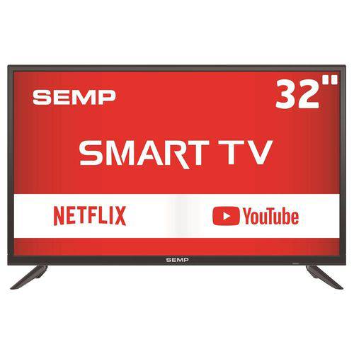 Smart Tv Led 32 Polegadas Semp Toshiba HD 2 Hdmi 1 USB Bivolt
