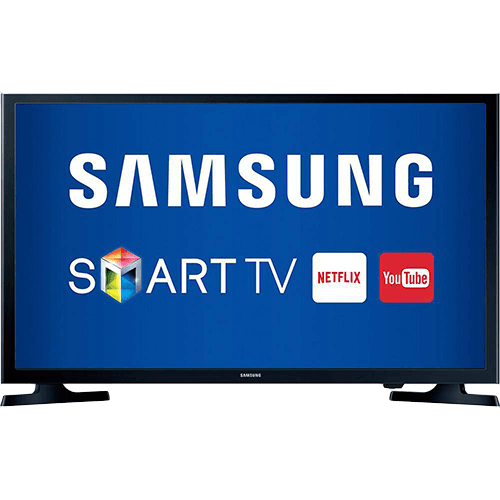 Smart TV LED 32" Samsung 32J4300 HD com Conversor Digital 2 HDMI 1 USB Wi-Fi 120Hz