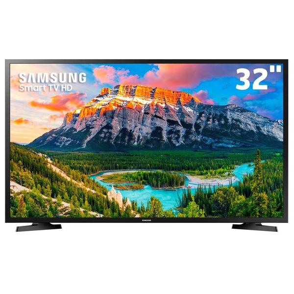 Smart TV LED 32 Samsung 32J4290 HD com Conversor Digital 2 HDMI 1 USB Wi-Fi 60Hz - Preta