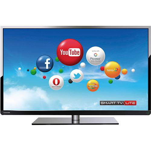 Smart TV LED Tela 32 HD Toshiba L2800 2 HDMI 1 USB Wi-Fi Integrado  Conversor Digital - Semp Toshiba - Smart TV - Magazine Luiza