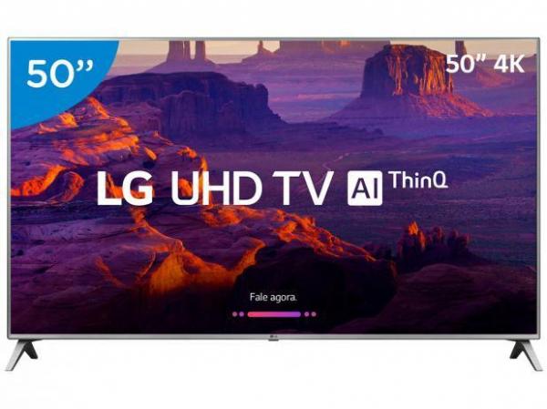 Smart TV LG 50" LED Ultra HD 4K 50UK6520