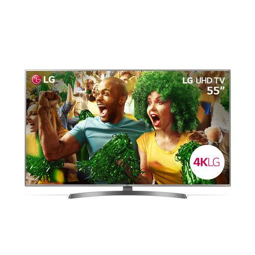 Smart TV LG 55'' Ultra HD 4K 55UK6540, Painel Ips, ThinQ AI, Webos 4.0, Desgin Slim, Dts Virtual X, Sound Sync, Hdmi Usb