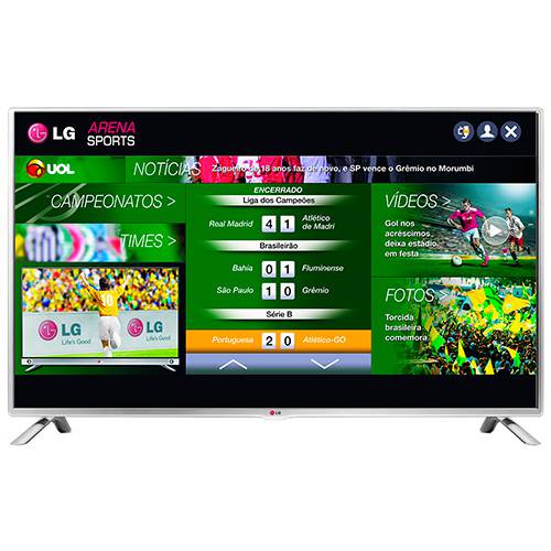 Smart TV LG LED 42" 42LB5800 Full HD 3 HDMI 3 USB Wi-Fi Integrado Frequência (120Hz)