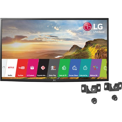 Tudo sobre 'Smart TV LG LED 43" 43LH5600 Full HD Painel IPS 2 HDMI 1 USB 60Hz + Suporte Universal Fixo Para Tv De 14 A 84" Uni100 Línea'