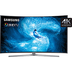 Smart TV Nano Cristal Samsung UN55JS9000GXZD Ultra HD 4K 55" Curva 4 HDMI 4 USB 1440Hz CMR