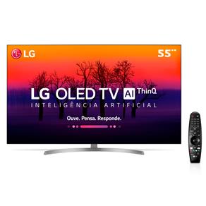Smart TV OLED 55" Ultra HD 4K LG OLED55B8SSC com Inteligência Artificial ThinQ AI, Wi-Fi, Processador Inteligente Alfa7, HDR com Dolby Vision