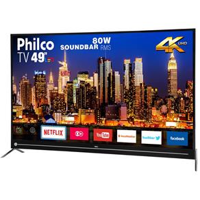 Smart TV Philco 4K 49" PTV49G50SN com Função Netflix Bivolt